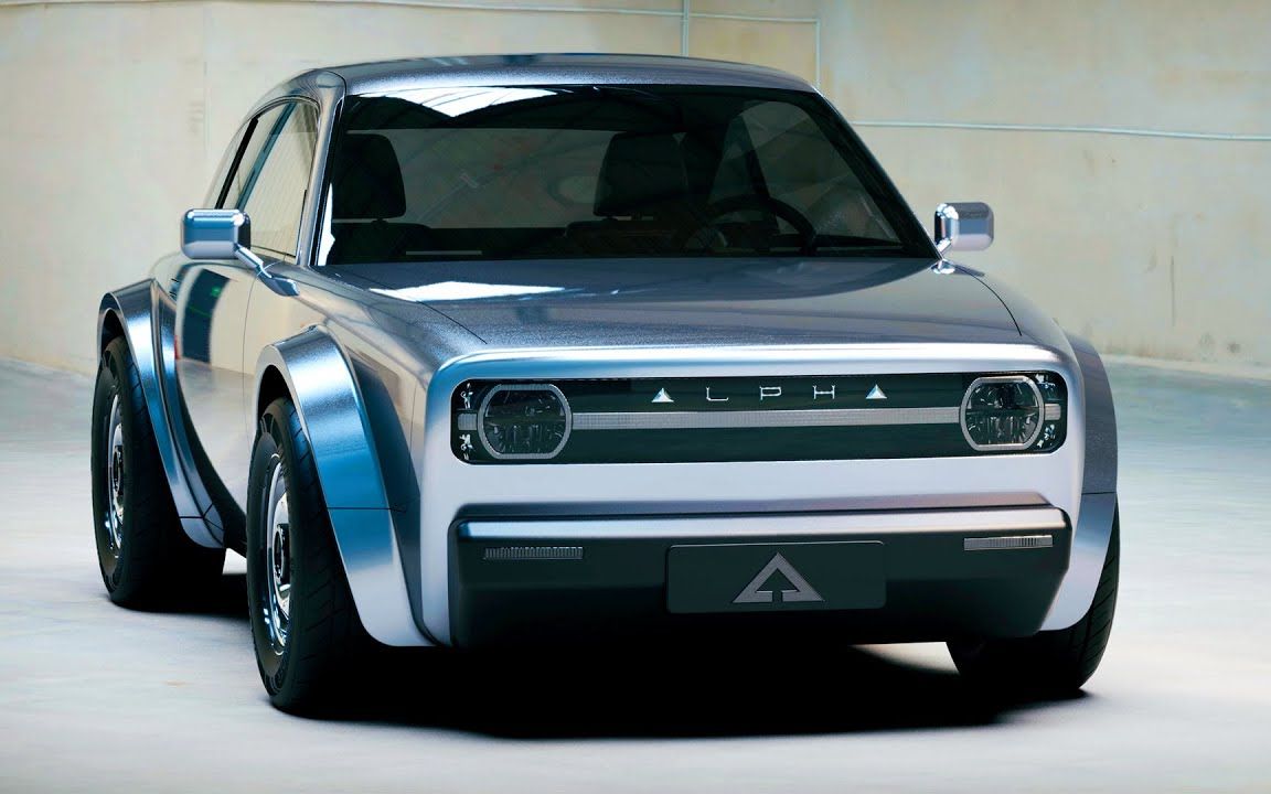 alpha ace coupe – 复古外型的纯电动汽车