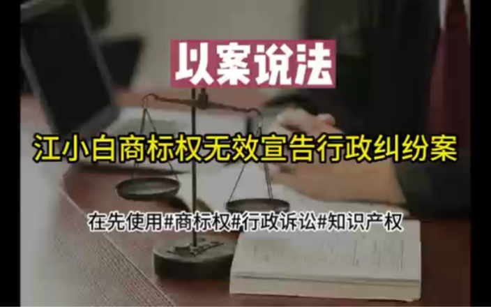 162号最高人民法院指导案例江小白商标权案哔哩哔哩bilibili