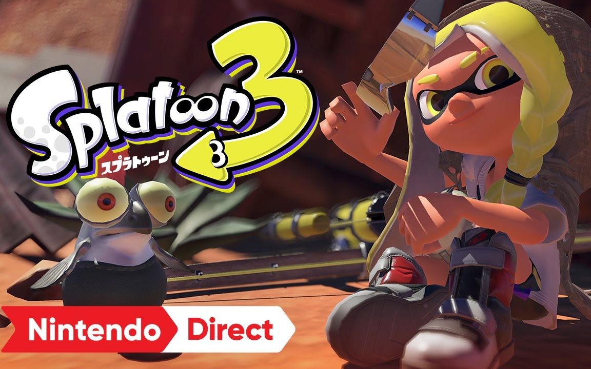 喷射战士3splatoon3任天堂直面会宣传片
