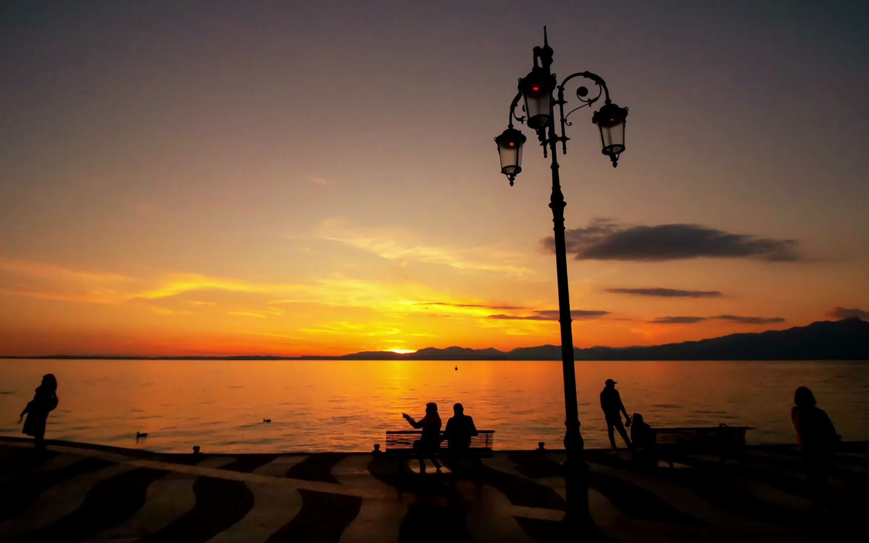 海边日落风景视频素材