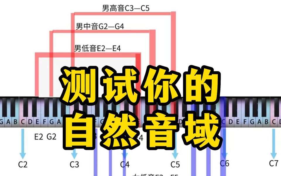 你是不是想知道自己到底是高音、中音还是低音呢?快来观看视频测试一下自己的自然音域吧!哔哩哔哩bilibili