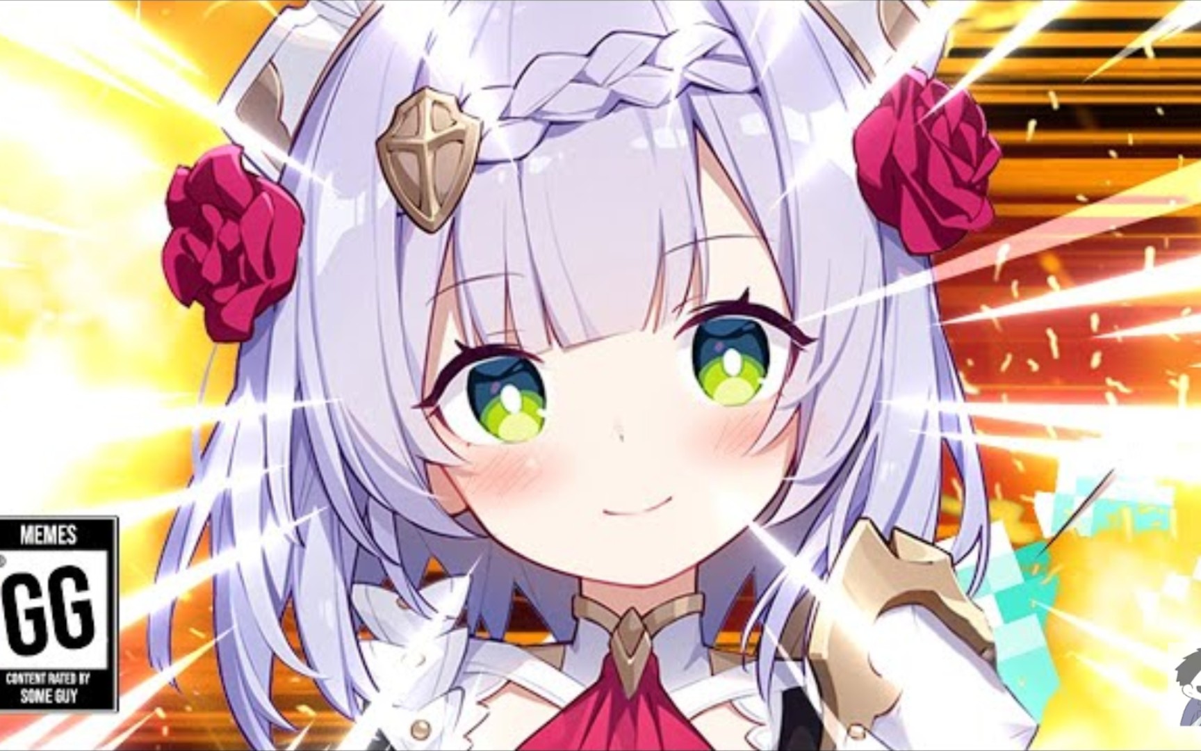 《原神》外网:诺艾尔,高达屹立于大地之上.