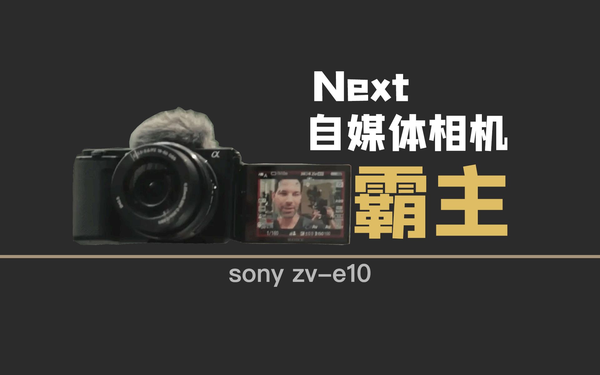 它将称霸自媒体相机【纯享数码】sony zve10全面点评哔哩哔哩bilibili