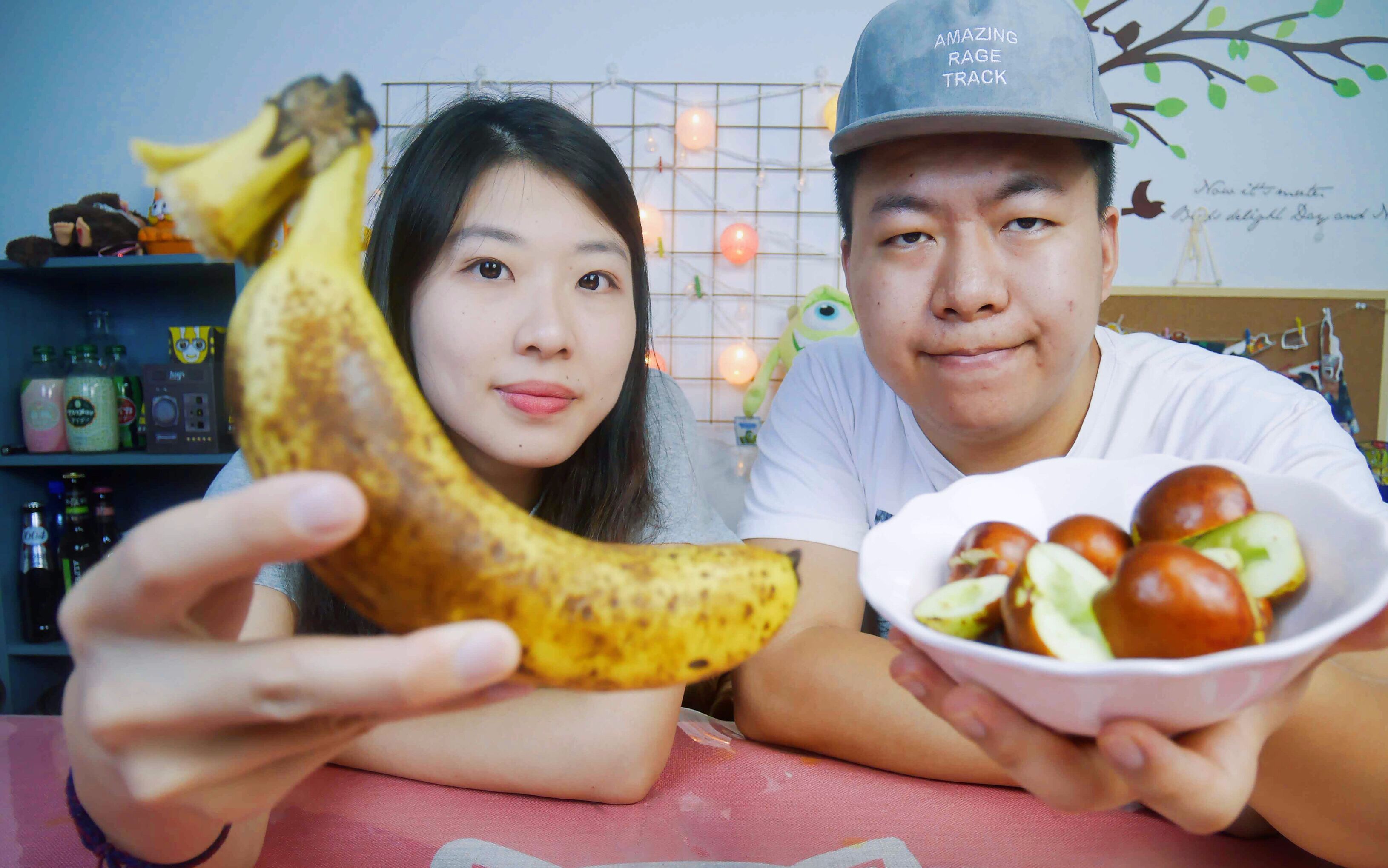 【大胖和软软】作死尝试香蕉 冬枣 吃完法力无边!