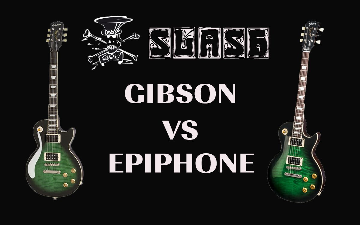 slash签名款 gibson vs slash签名款 epiphone