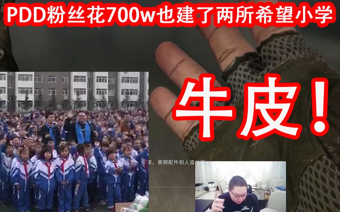 PDD:有水友看到我们建希望小学 自己也花700万建了两个 好狠!哔哩哔哩bilibili