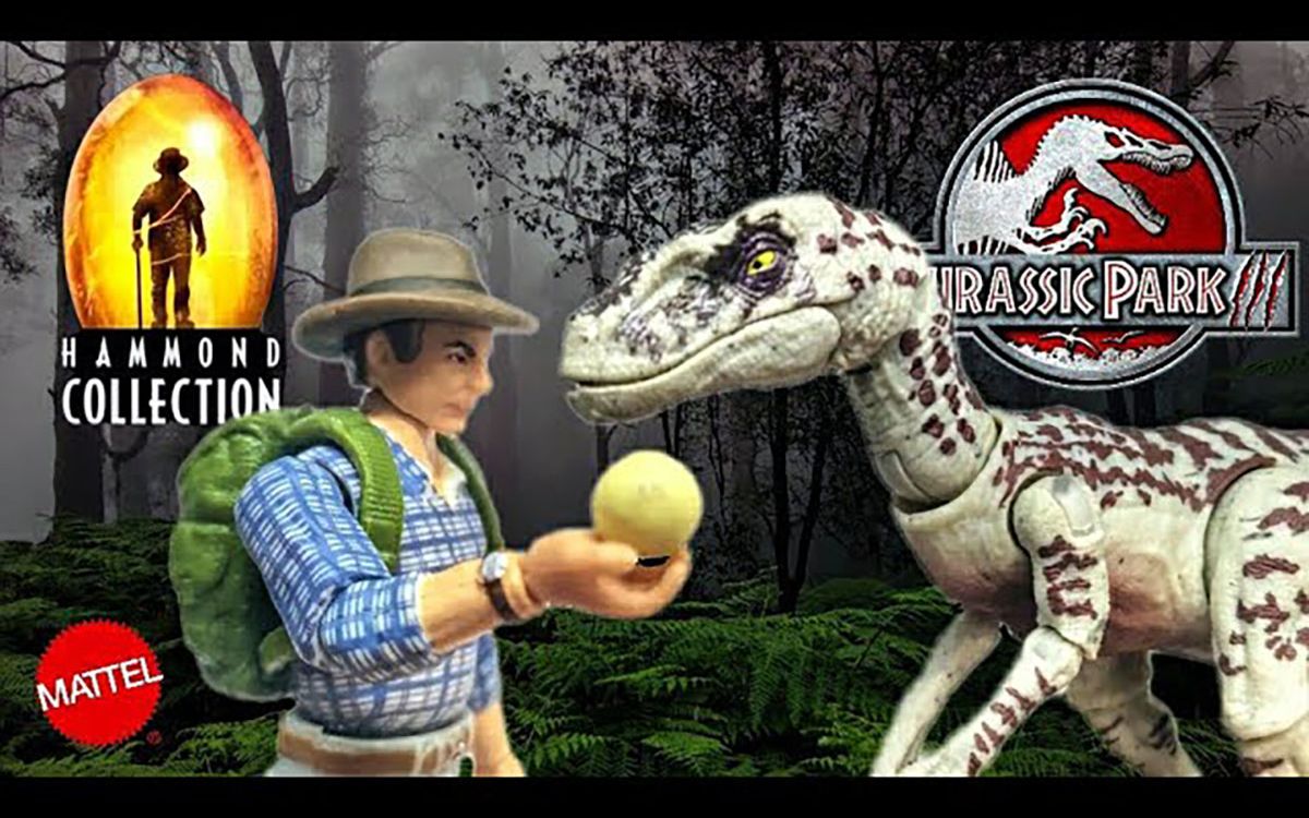 美泰 侏罗纪公园3 哈蒙德系列 格兰特博士 迅猛龙 测评