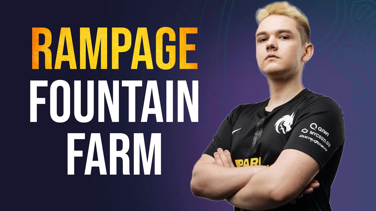 yatoro destroys lane in 10 min — rampage fountain farm