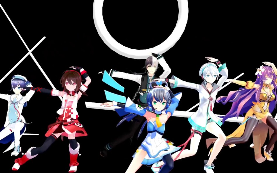 【mmd】全员假酒系列—新宝岛(c位天依)_哔哩哔哩_bilibili