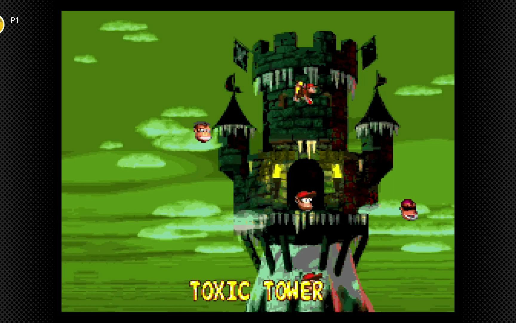 [图]SFC《咚奇刚国度2》(超级大金刚2)完美通关流程[6-6]Toxic Tower