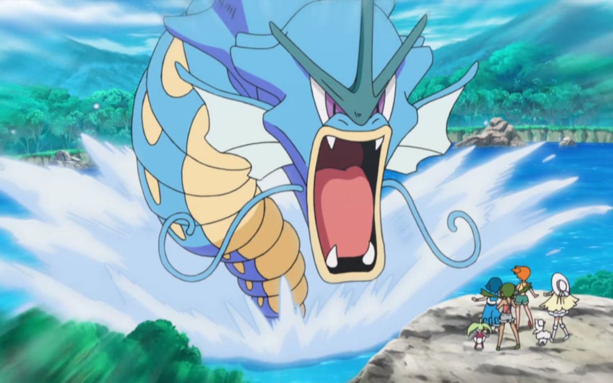 【pokemmo】650分段暴鲤龙强化推队一穿六,大凶残恐怖如斯