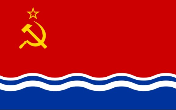 爱沙尼亚苏联时期国旗图片