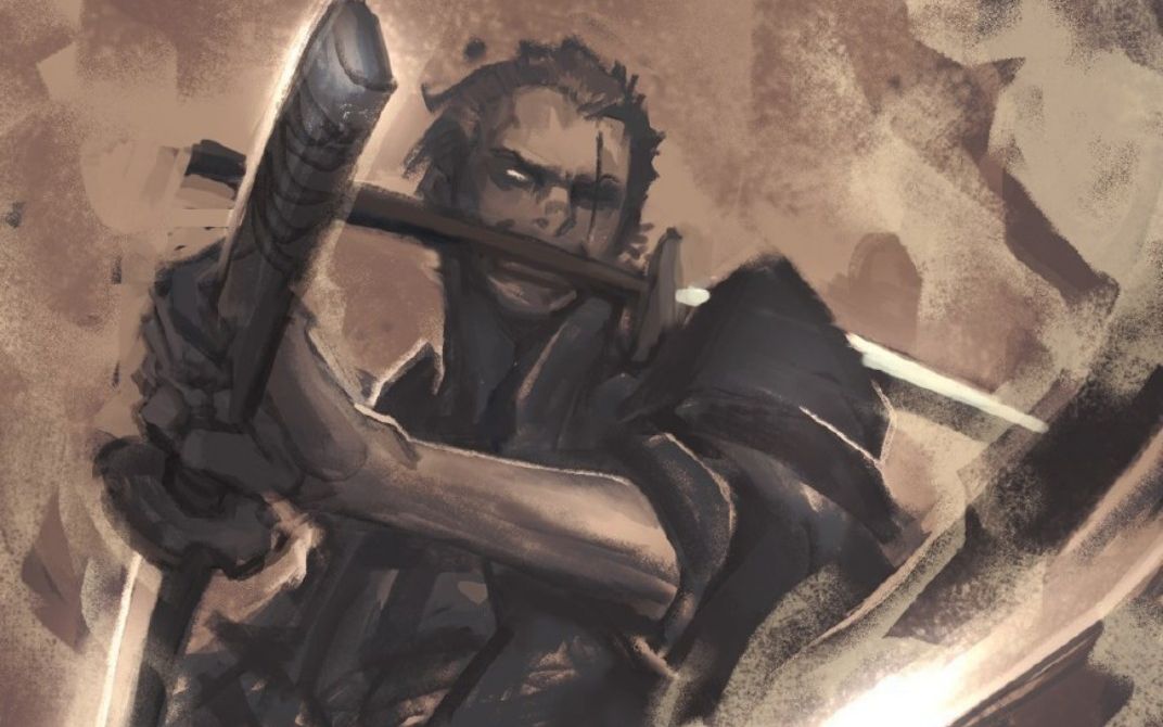 活动作品dnf时装周第五期大剑豪索隆的两年前后小号剑鬼单人鸟背