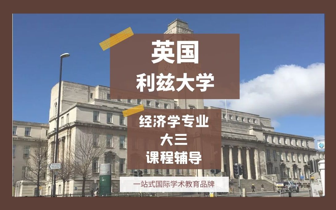 英國留學英國利茲大學經濟學大三課程輔導dissertationessay