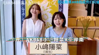 Download Video: （日中字幕）（元）AKB48小嶋阳菜X峯岸南，生孩子前见见老朋友们。：女团系列