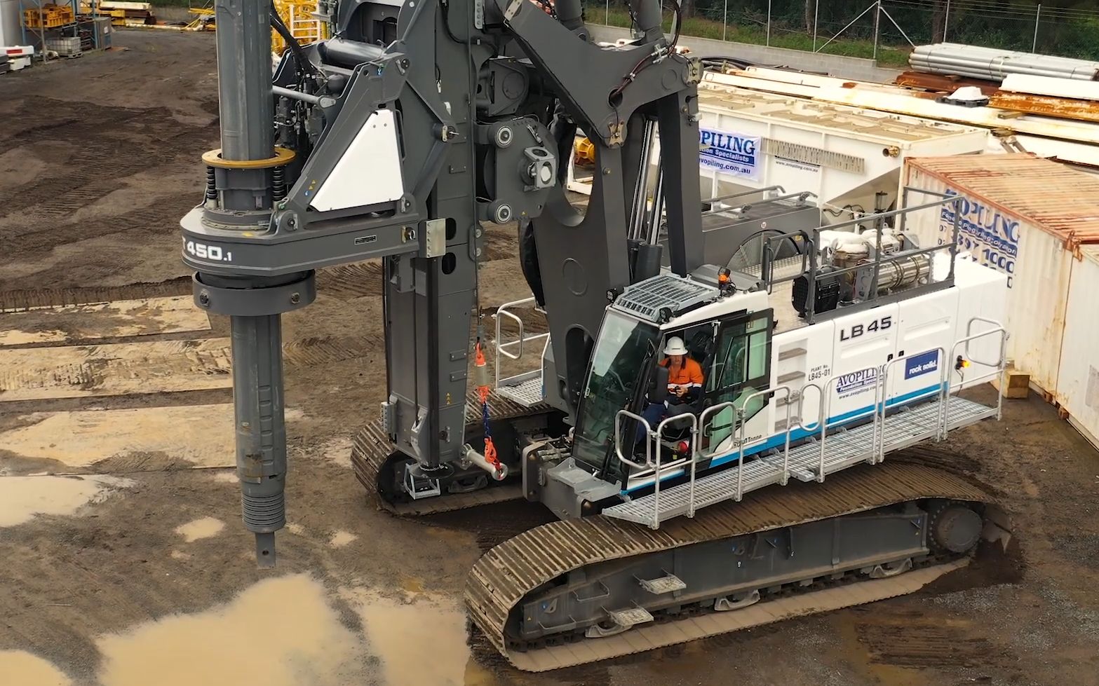 利勃海尔 liebherr lb 45 旋挖钻机