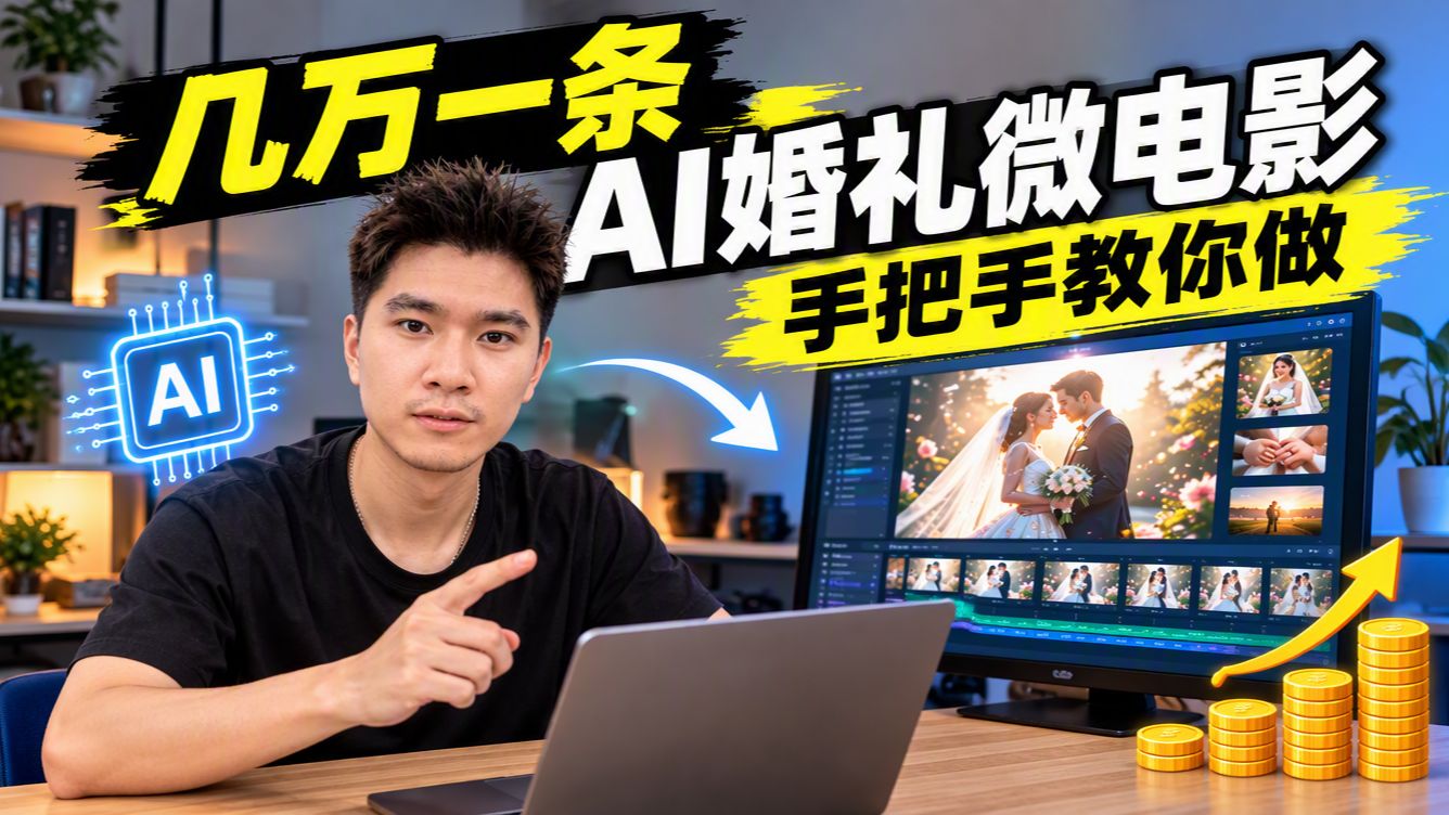 手把手教你做几万一条的AI婚礼微电影