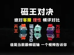 Download Video: 【不恰饭】谁才是目前最顶级的磁轴 性能？手感？一期视频带你全部了解