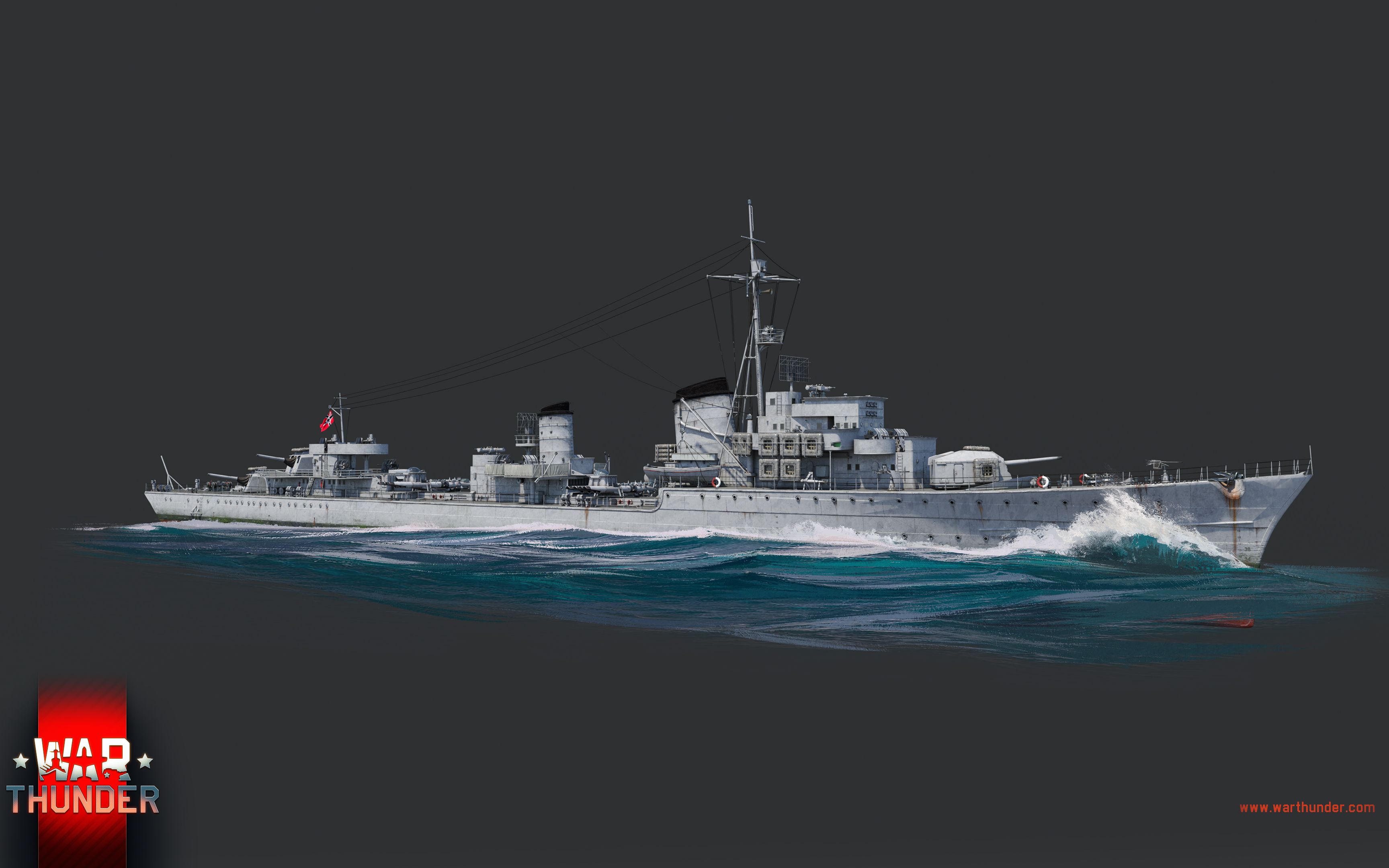 战争雷霆完美画质海战历史最强驱逐z25轻松10杀