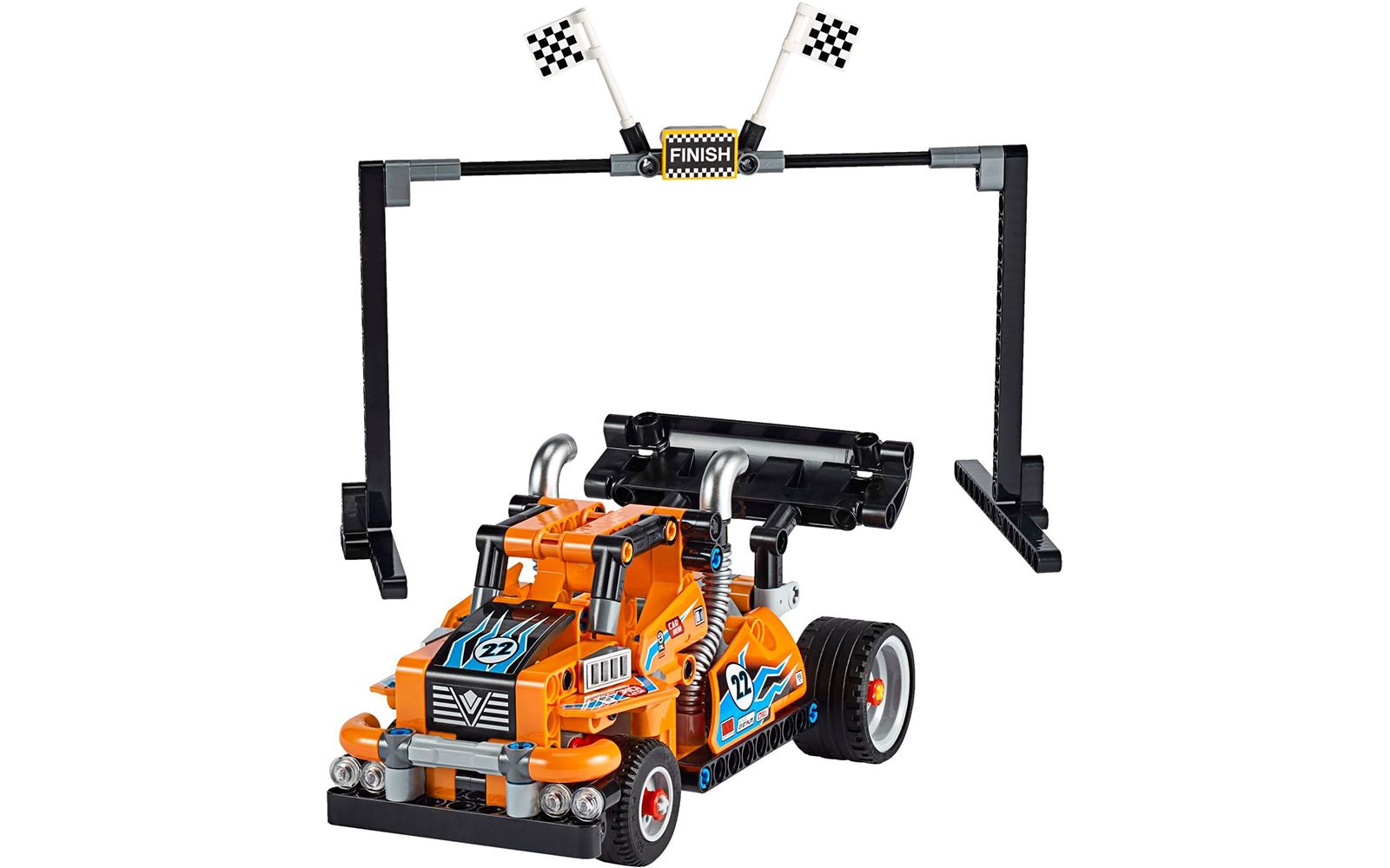 乐高lego 42104 科技机械组 竞赛回力卡车 2020速拼评测_哔哩哔哩 (゜