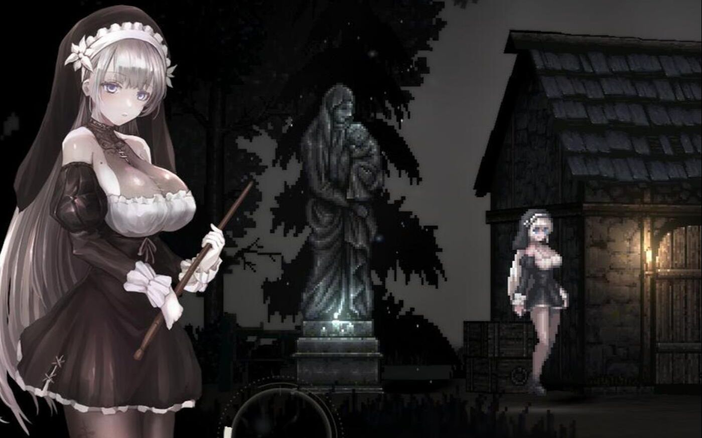 像素act——教鞭修女驱魔邪恶僵尸