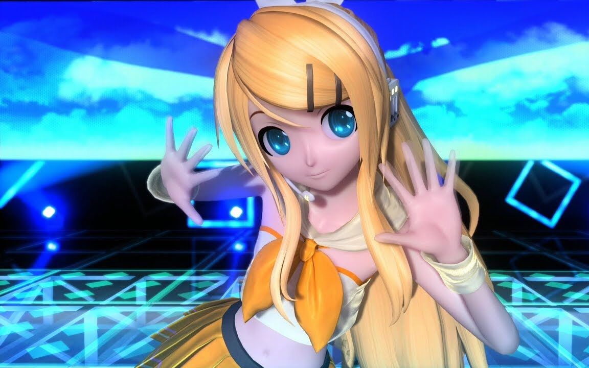 【project diva ft ps4 1080p】甜蜜魔法 [镜音リン 传统校服(未来