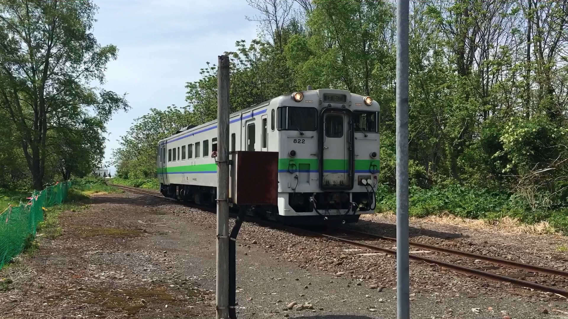 明年将废止的札沼线 列车到达新十津川车站_哔哩哔哩 (゜-゜)つロ
