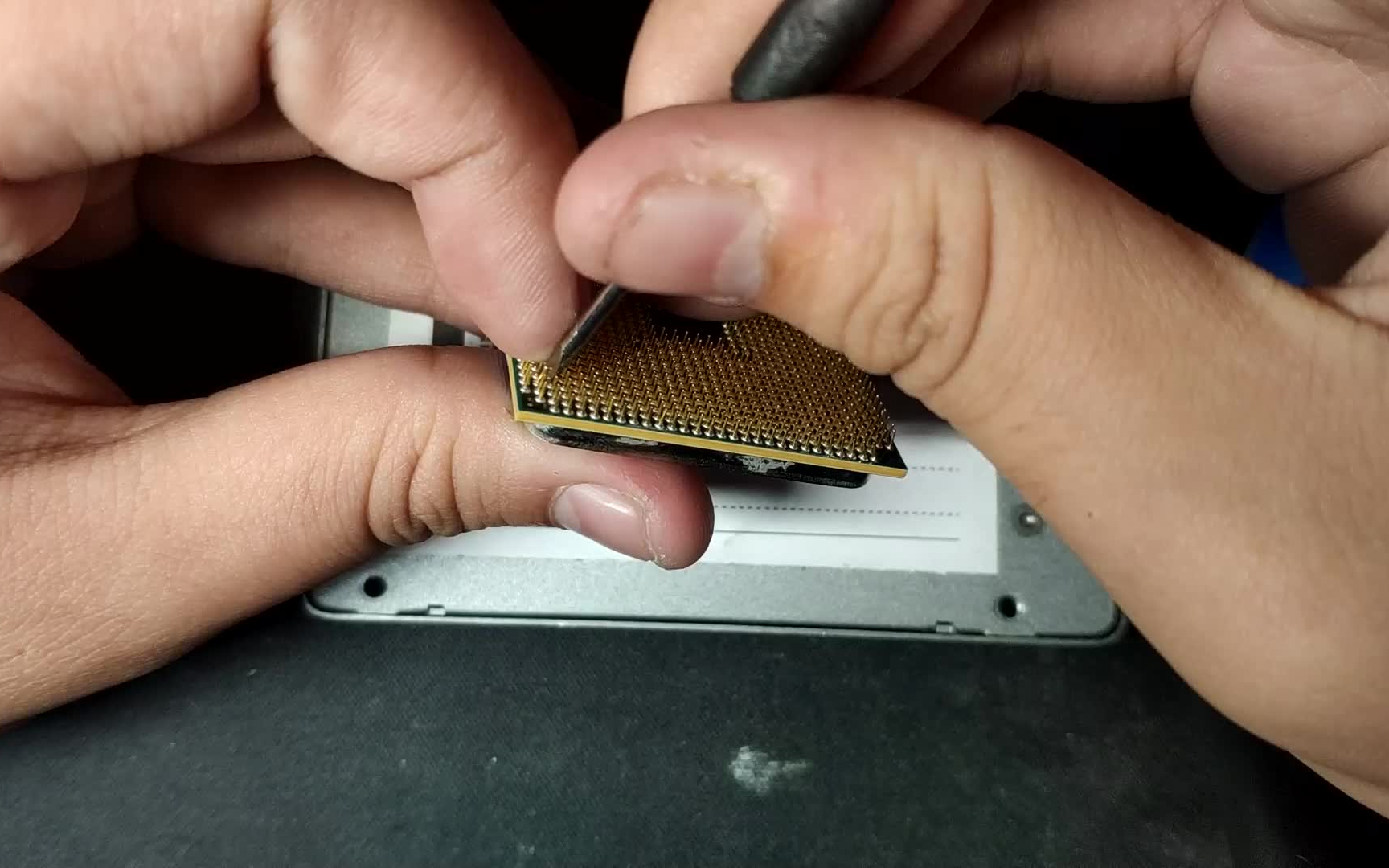 up教你怎么把amd处理器的针脚给掰回来让你的处理器满血复活