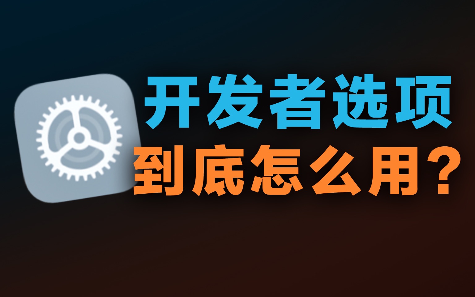 [图]包教包会，小米开发者选项怎么用？