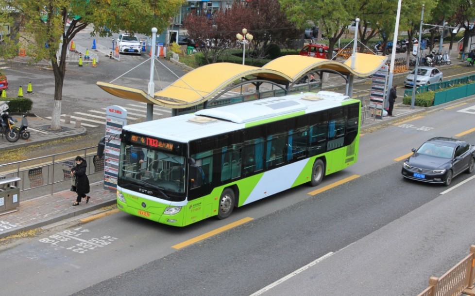 【乡村小路,国道飙车】北京公交t103路柴厂屯-通州西站全程前方展望