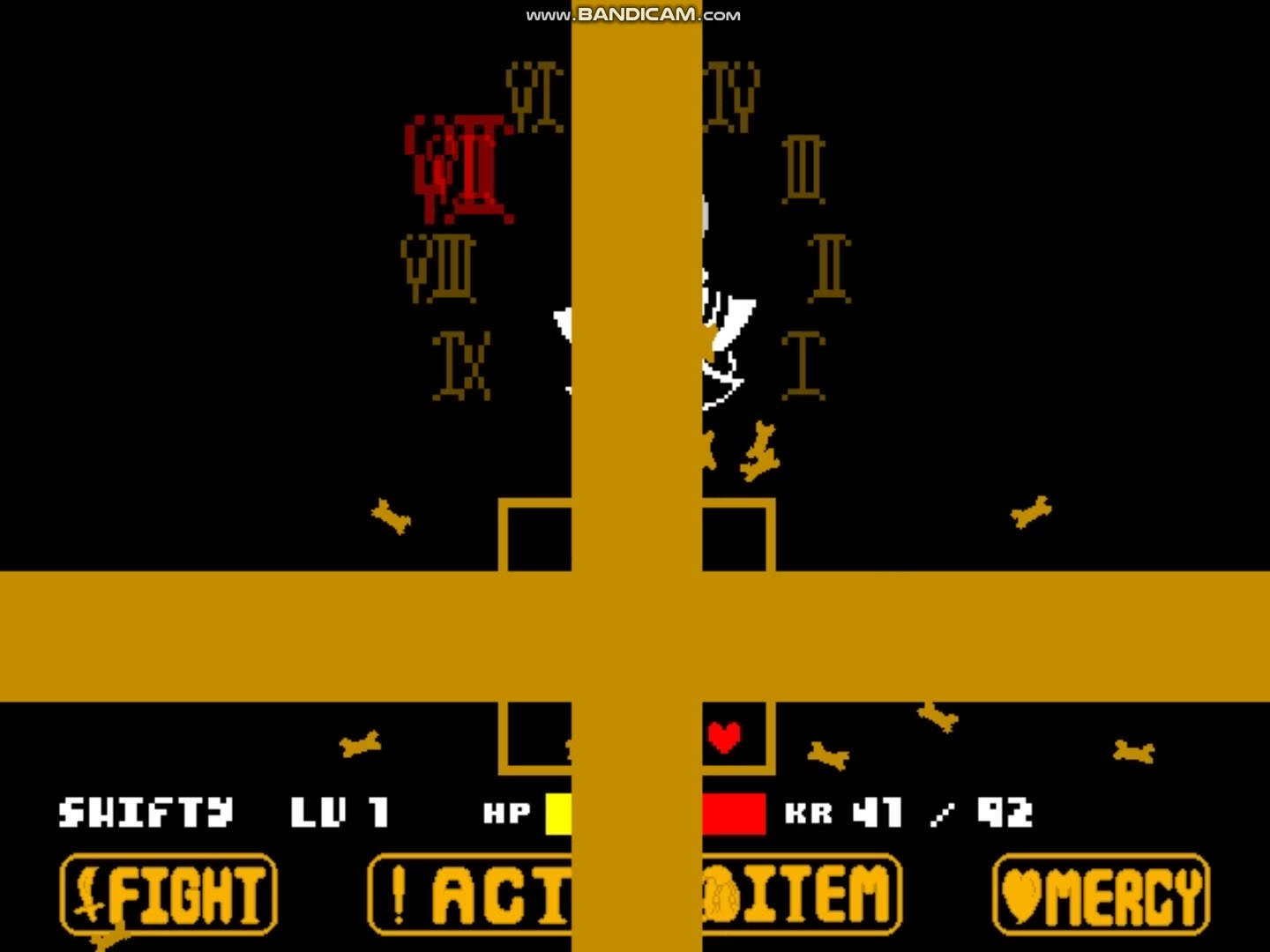 number!sans二阶段通关(用了5次回血键,无debug)