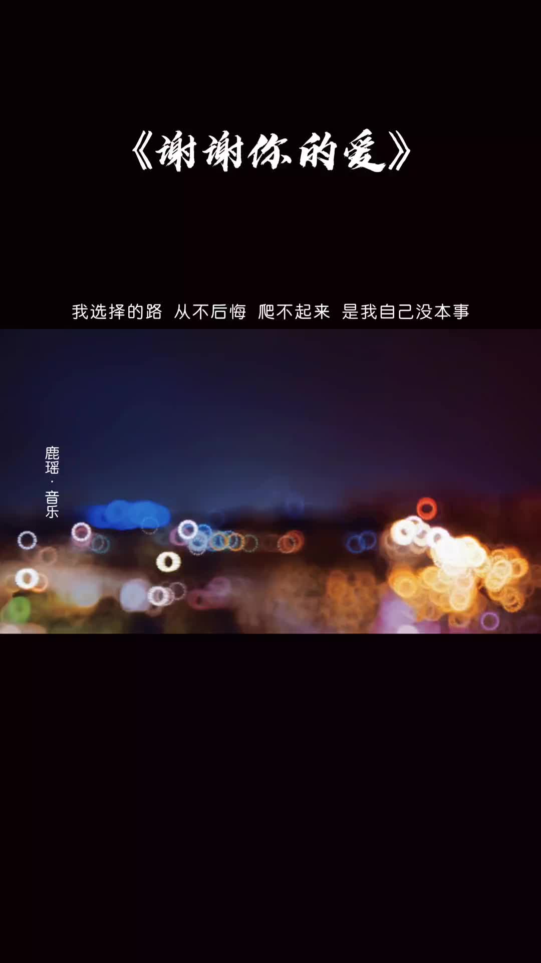 我选的路,从不后悔,爬不起来,是我自己没本事. 伤感音乐 音乐