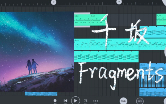 千坂-fragments「flm remake」工程展示 清新的future bass