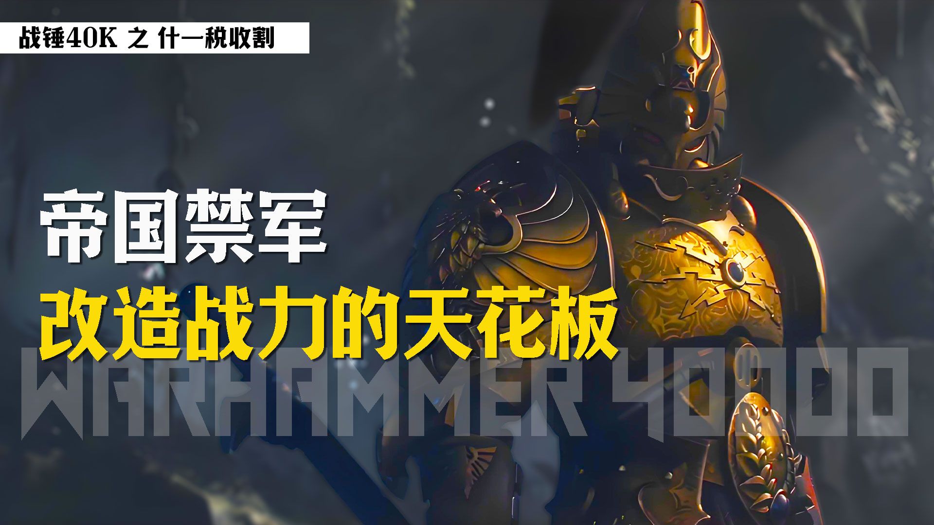 战锤40K《什一税》之禁军:战锤世界中改造战力的天花板!-科幻大史-科幻大史-哔哩哔哩视频