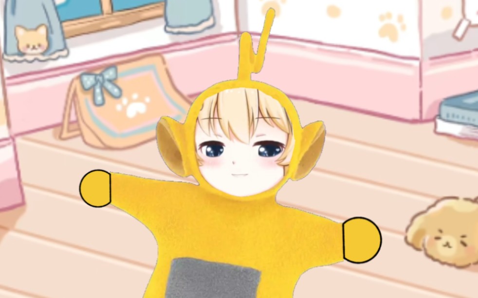 【宴宁】我现在头发长到要扎三个啾啾