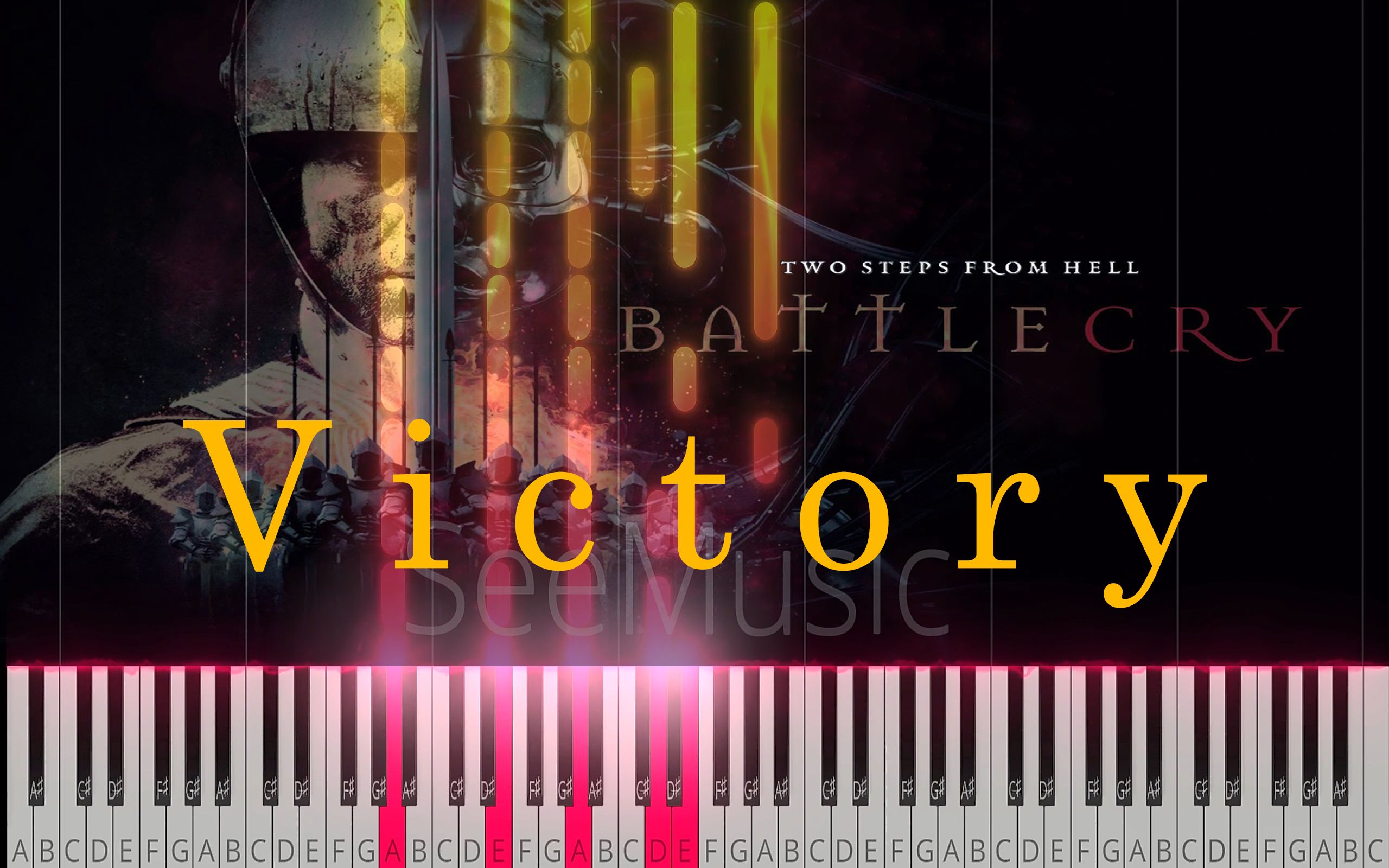 [图]《Victory》 ｜ 超燃战歌! ｜ Two Steps From Hell / 钢琴演示