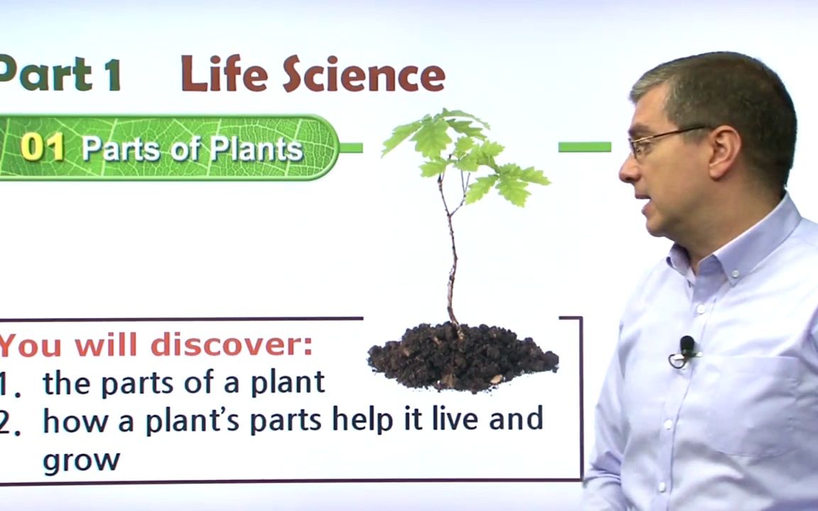 [图]Science-01-Lesson-01 Life Science 生命科学 [Parts of Plants]