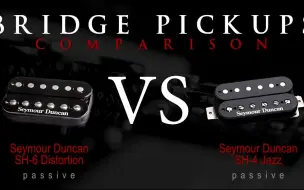 Скачать видео: 拾音器对比SEYMOUR DUNCAN SH6 DISTORTION vs SH4 JB - Passive Bridge Pickup