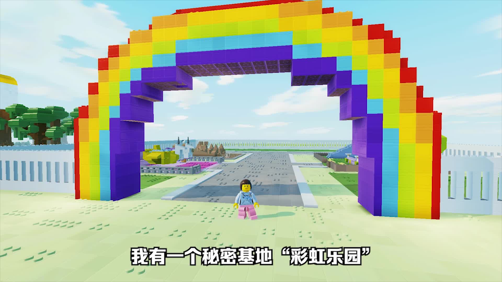 彩虹乐园诞生放飞想象乐高无限鼓励亲子陪伴