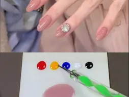 同一美甲不同光线环境变两个颜色