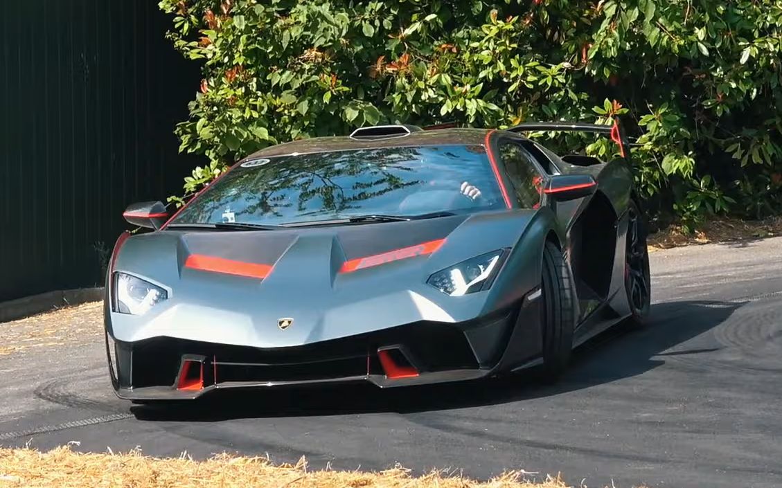 中置四驱v12|lamborghini sc18 alston 古德伍德亮相及近距离观赏