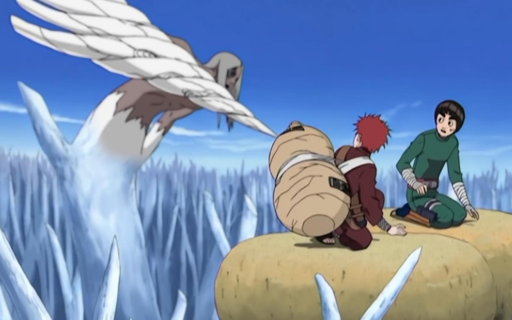 "剪掉多余对话"巅峰之战 我爱罗vs君麻吕!