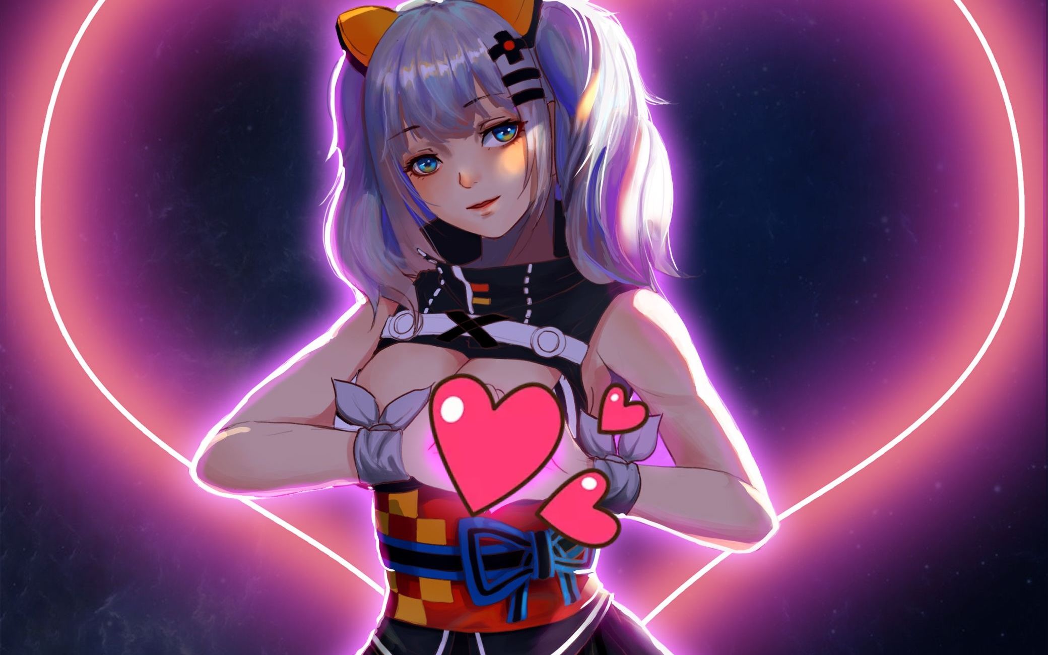 辉夜月luna同人绘画