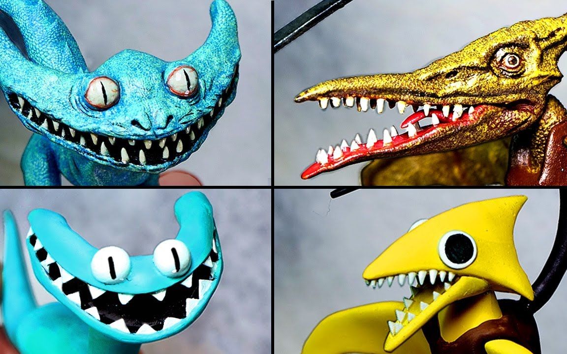 打造最新班班怪兽,它们一个嘴巴宽,一个嘴巴长