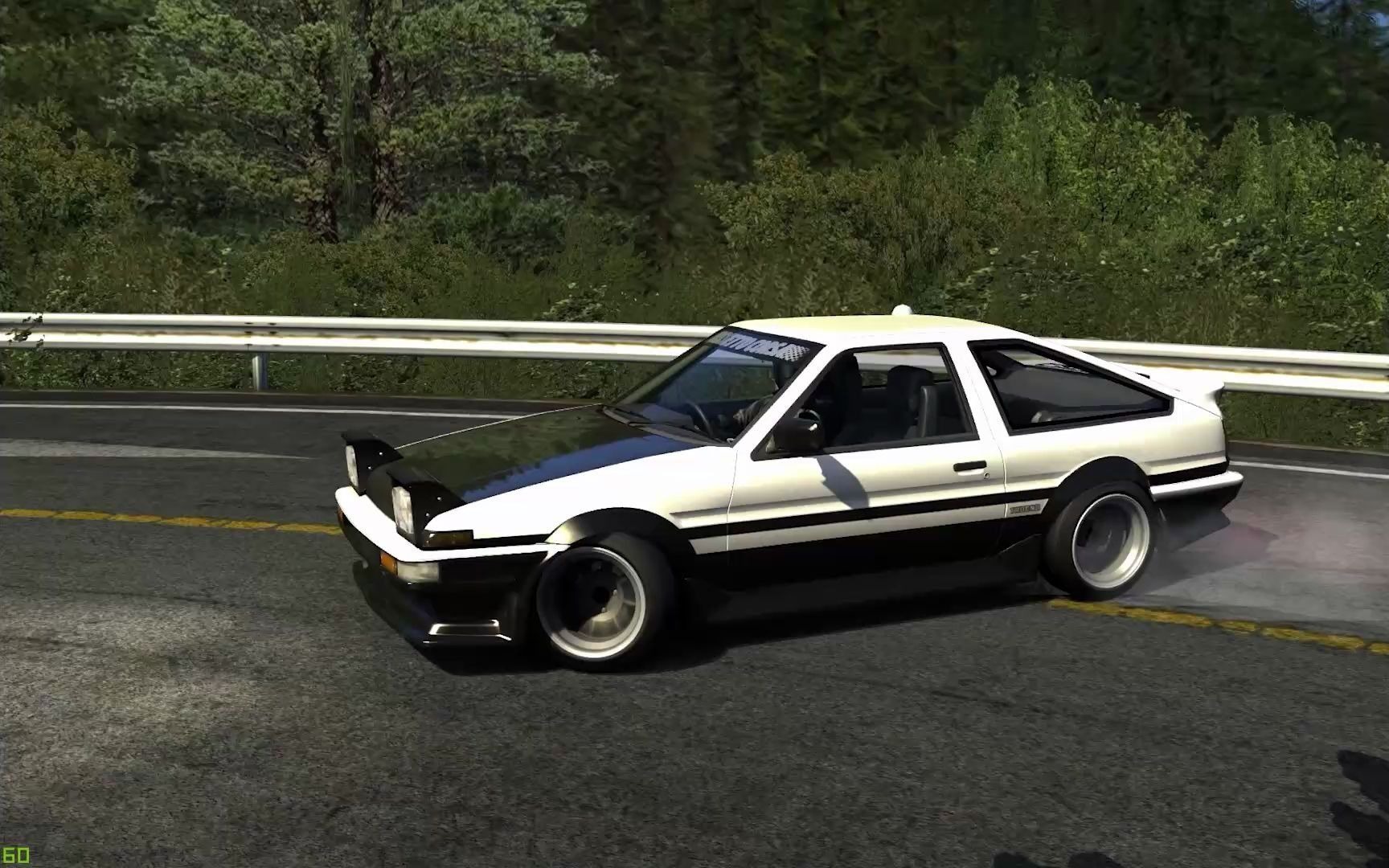 【神力科莎】秋名山 toyota ae86 尽量文明驾驶