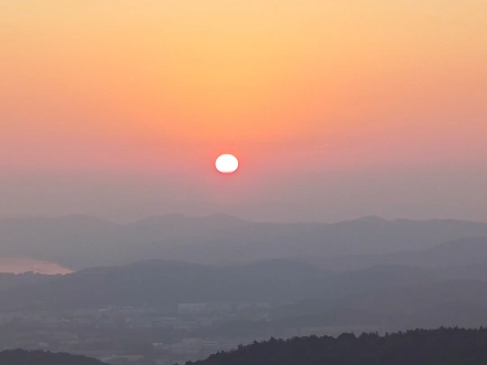 锡山日落