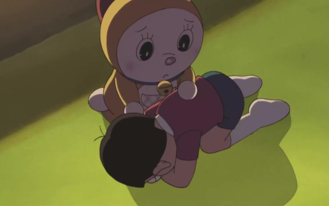 哆啦a梦要回到未来,大雄哭得好伤心,哆啦美:给我点面子_哔哩哔哩_bili