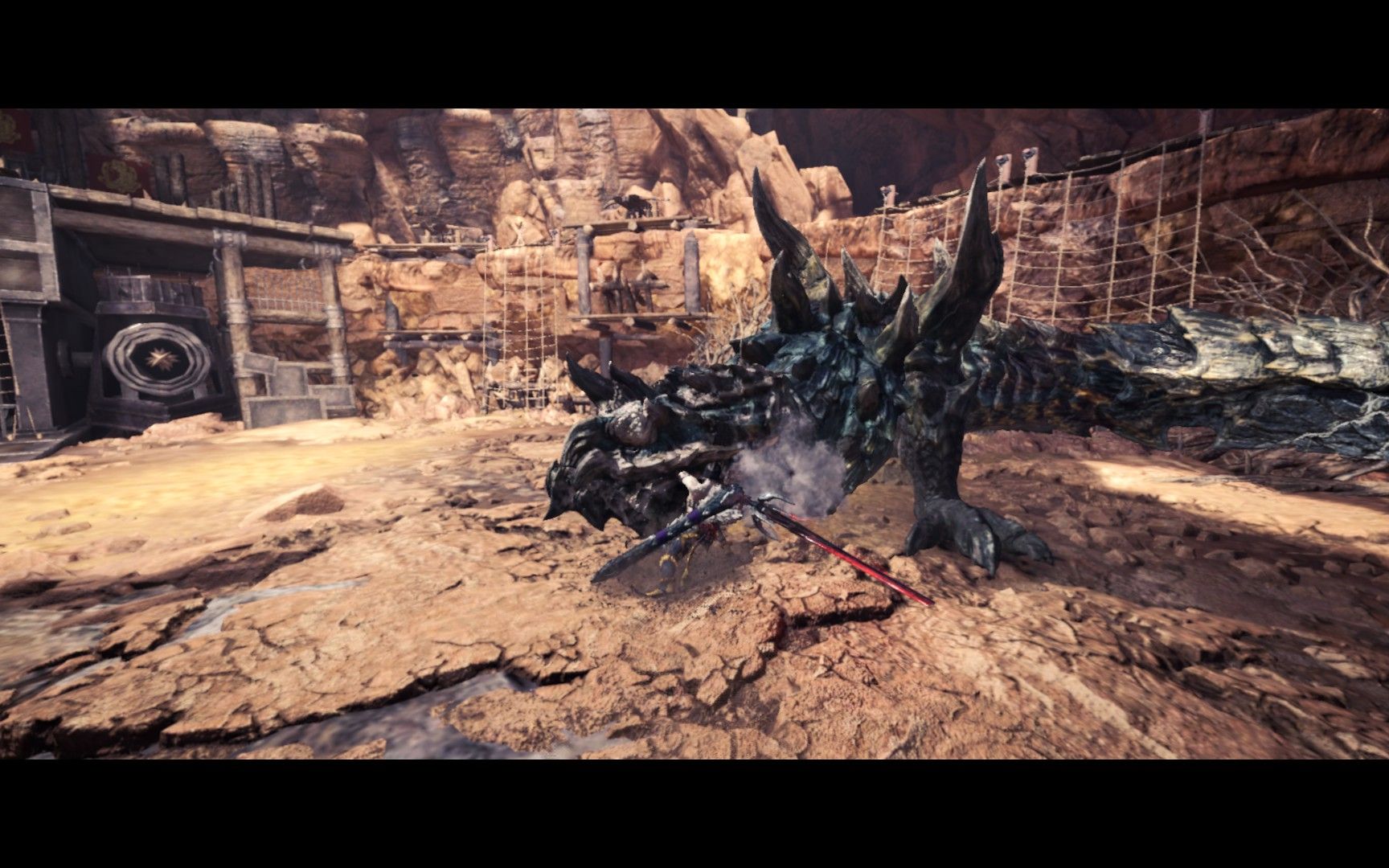 大师四星自由任务《特殊斗技场:硫斩龙大师篇》——不会开刃的狱狼龙