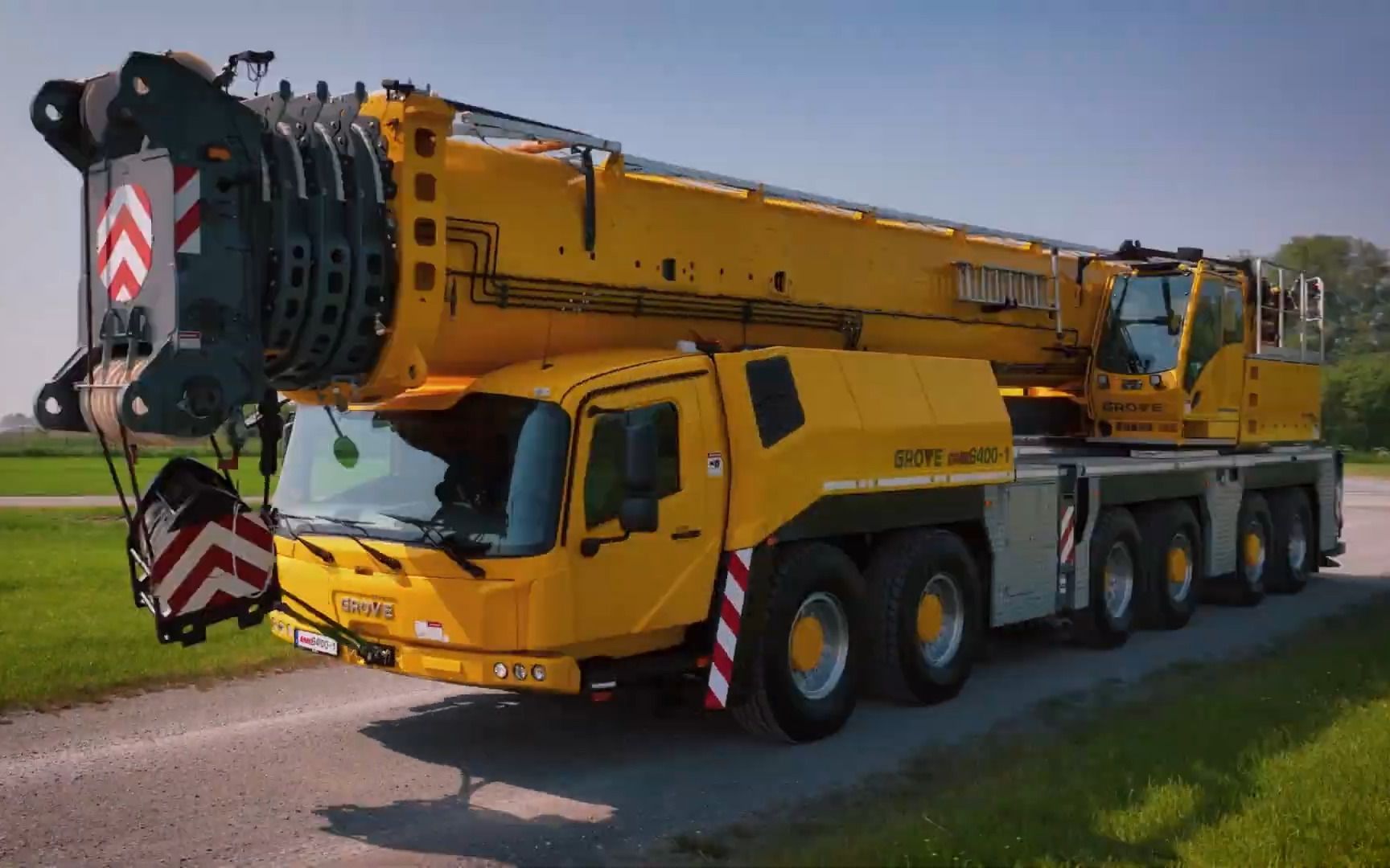 格鲁夫 grove gmk6400-1 全地面起重机_哔哩哔哩_bilibili