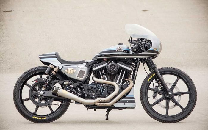 哈雷sportster cafe风格复古摩托车by rsd